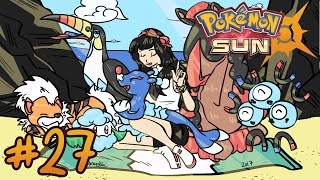 LETS PLAY 27  Malie Citys Garden amp Library POKEMON SUN for the Nintendo 3DS [upl. by Etnoek]