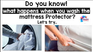 Mattress Protector washing tips [upl. by Asaret]