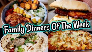 Meals of the week  EASY amp AFFORDABLE FAMILY DINNER IDEAS [upl. by Brasca]