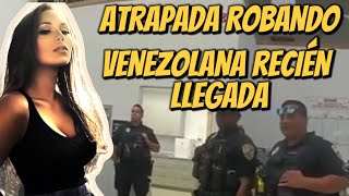 MODELO VENEZOLANA ATRAPADA ROBANDO EN USA [upl. by Ahseken415]