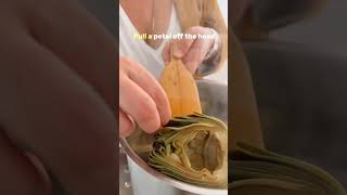 The Simplest Way to Cook amp Eat Artichokes with Olive Oil [upl. by Rezal]