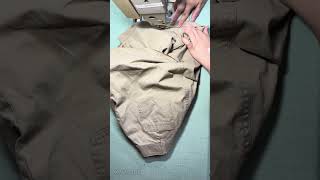 【Sewing tips】Shorten the skirt hemline sewing sewingmachine sewingtips shorts [upl. by Augustine808]