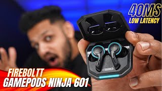 Fireboltt Gamepods Ninja 601 Unboxing amp review  gaming Earbuds under 1000⚡️ [upl. by Nylleoj61]