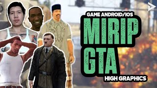 7 Game Android dan iOS Terbaik Mirip GTA High Graphics 2023  Gapake Kuota [upl. by Alleirbag]