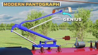 The Brilliant Engineering behind Pantographs [upl. by Ciapas]