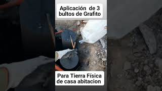 Instalación de 2 Electrodos de Grafito para Tierra Física de casa habitación Parte 1 [upl. by Angie]