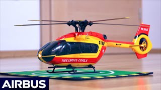 Micro Scale Airbus H145 Helicopter  Indoor Flight  RC ERA C190 [upl. by Gregory]