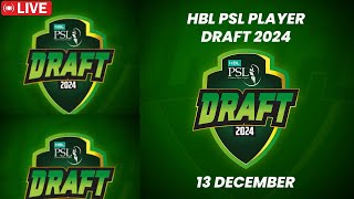 PSL 9 Draft Live Discussion and Analysis  Live HBL PSL Player Draft 2024  HBLPSLDRAFT HBLPSL9 [upl. by Whittaker]