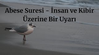 Abese Suresi  İnsan ve Kibir Üzerine Bir Uyarı [upl. by Ahsemaj800]