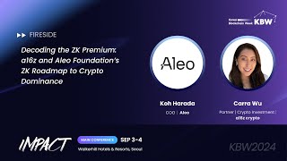 Decoding the ZK Premium a16z and Aleo Foundations ZK Roadmap to Crypto Dominance l KBW2024 [upl. by Dloreh]