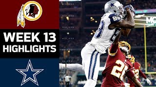 Redskins vs Cowboys  NFL Week 13 Game Highlights [upl. by Det]