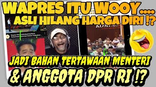 VIRAL GIBRAN WAPRES LAWAK  JADI BAHAN TERTAWAAN MENTERI amp ANGGOTA DPR RI  HILANG HARGA DIRI [upl. by Harwin]