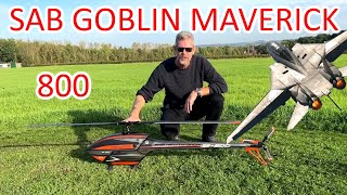 🎤🚁 CONDOR ¦ SAB Goblin MAVERICK 800 ¦ RC Heli Top Gun [upl. by Aikaz]