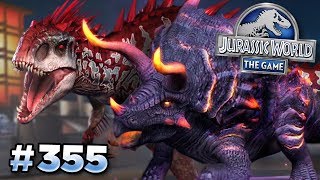 DEFEATING THE MEGA TRIKE  Jurassic World  The Game  Ep355 HD [upl. by Sanfourd]