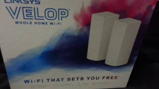 Review Linksys Velop Tri band AC4400 WiFi Mesh System [upl. by Dagall]