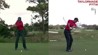 Tiger Woods Iron Swing Sequence and Slowmotion [upl. by Fidelas]