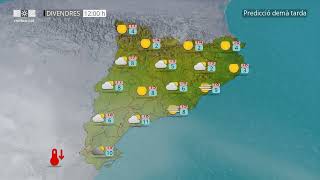 Predicció meteorològica per a divendres 15112024 [upl. by Etteraj]