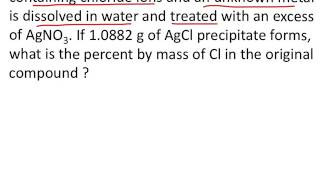 46 Gravimetrical Analysis [upl. by Any22]