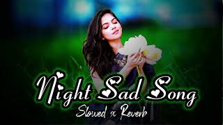 Night Sad Song🪷 Slowed amp Reverb ❤️ Arijit Sing Love Mashup 😍 Heart Touching Songs [upl. by Winonah589]