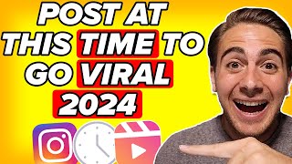 The BEST Times To Post Instagram Reels To Go VIRAL FAST works for small accounts [upl. by Alicec]