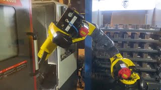 Two SMEC PL2000 Machine Tending Application with CubeBox Blues DR [upl. by Romilly]