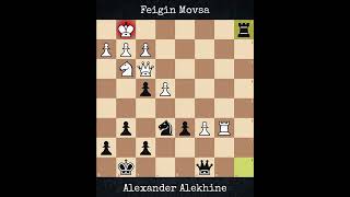 Feigin Movsa vs Alexander Alekhine  Hastings England 1936 [upl. by Ahsyad406]