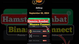 Hamster kombat binance wallet connect  hamster kombat binance account add hamsterkombat [upl. by Kcor]