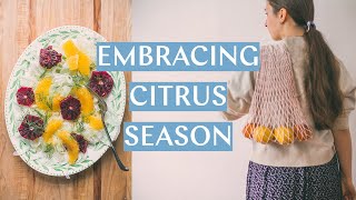 How to Cut an Orange  Simple Fennel and Orange Salad  relaxing cooking video [upl. by Lundberg]