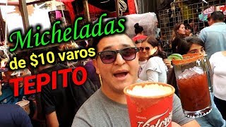 MICHELADAS 🍺 en 🍻 TEPITO 🥊 las 5 MEJORES [upl. by Ruckman]