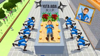 ninja yuta meningg4l mio sedih meraung kehilangan ninja yuta  SAKURA SCHOOL SIMULATOR [upl. by Urbana762]