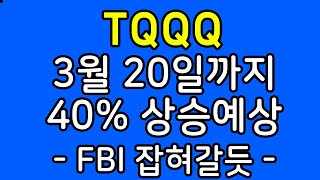 TQQQ 3월 20일까지 40 상승 64 돌파 예측 [upl. by Erdna15]