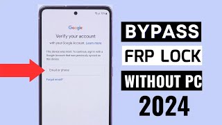 How To Skip Google Account Verification After Reset 2024Without Coputer [upl. by Anitteb]