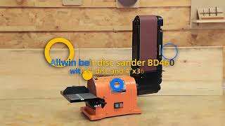 Introduction of Allwin belt disc sander BD4603 woodworking powertools allwin [upl. by Dilisio]