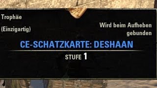 TESO Schatzkarten CESchatzkarte Deshaan  Deshaan CE Treasure Map [upl. by Rauscher113]