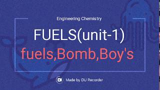 Fuel Introduction Bomb amp Boys calorimeter Part1 [upl. by Carilla]