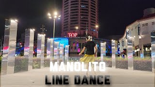 Manolito  Line Dance  Yanty Astari [upl. by Sucramd]