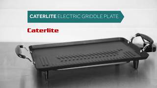 Caterlite Portable Electric Griddle CE224 [upl. by Schertz]