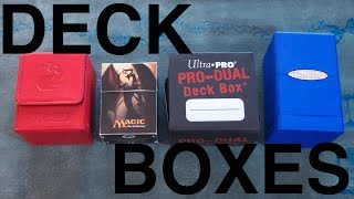 What Is The Best Deck Box For Magic The Gathering Compare amp Contrast Ultra PRO MTG [upl. by Adolphe]