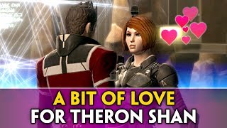 Little Bit of THERON SHAN Romance in SWTOR Jedi Under Siege [upl. by Thorrlow235]