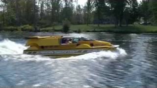 Dobbertin HydroCar  Water Test 4  Amphibious Vehicle [upl. by Fem46]