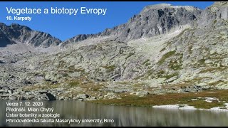 Vegetace a biotopy Evropy 10  Karpaty [upl. by Gerdeen]