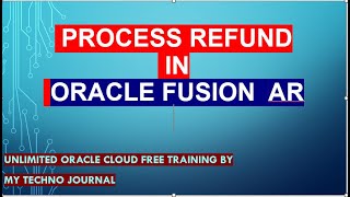 Real time scenario on Customer Refund in Oracle Fusion [upl. by Lered]