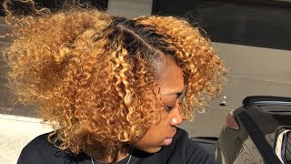 Braid out tutorial  braid out on wet hair  braid out natural hair [upl. by Garnett]