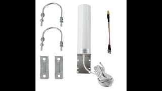 10dBi SMA Male Wide Band 3G4G LTE OmniDirectional Outdoor [upl. by Ahtaga414]