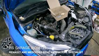 HOW TO REPLACE TIMING BELT ON RENAULT CAPTUR 2016 15DCI [upl. by Acinoev]