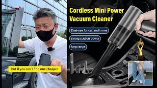 Cordless and compact strong suction and long battery life improve cleaning efficiency [upl. by Myrtia]