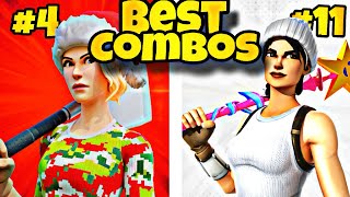 Fortnite Tryhard combos 15 best skin and pickaxe combos zeros delay must see [upl. by Flowers]