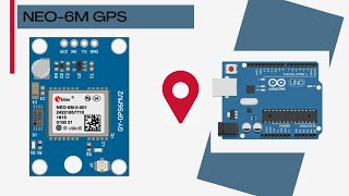 NEO 6M GPS module using the Arduino UNO development board with NMEA format [upl. by Albur]