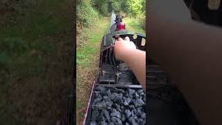 Driving a 5 inch guage steam locomotive around polegate oaks padmec [upl. by Sokil427]