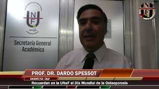 Recuerdan en la UNaF el Día Mundial de la Osteoporosis [upl. by Elmira]